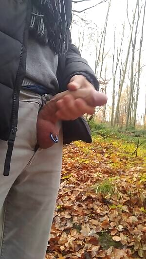 Pierced Cock In The Woods