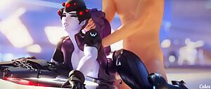 Widowmaker got caught during a battle