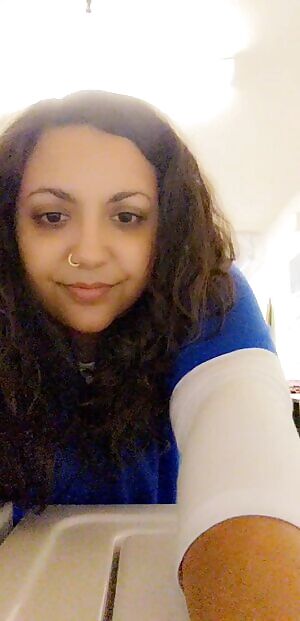 After work I undress and sanitize in the garage. Why not film the undress?