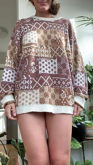 Wanna see what I'm hiding under this sweater? 😉