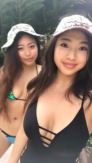 Cuties dancing around