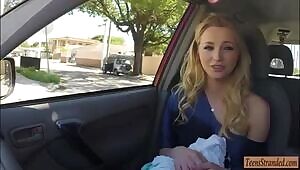 Taking advantage of this incredibly hot blonde