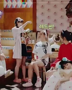 - SANA goes in for a kiss on JIHYO