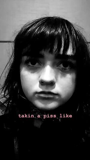 Who wants to paint Maisie's adorable face with rope after rope of our creamy jizz while she takes a long and lovely piss purely for our enjoyment?