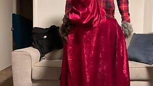 Wolf finally caught up to the little red riding hood. Time to pay up 🍆💦