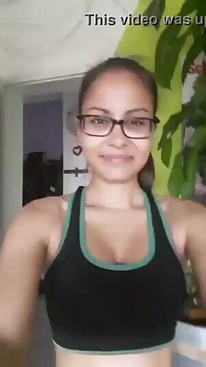 Indian girl spreading and showing her pussy