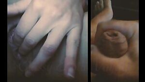 My wife makes me cum on videocall!