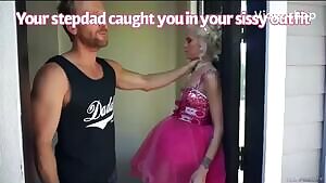 Every sissy looks cute in a pink dress