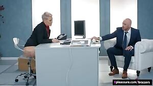Ryan Keely - Big Tits At Work - Product Placement In Her Pussy