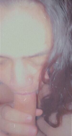 Sucking Daddy’s cock like a good girl