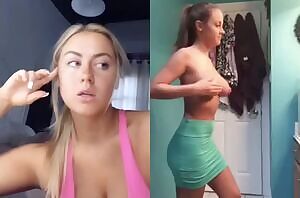 She Likes What She Sees In The Mirror