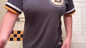Cheering on the B's with double D's Go Bruins!