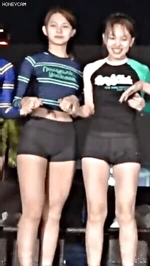 Tzuyu and Nayeon camel toe