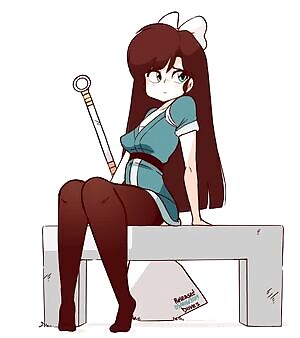 Ukyo Kuonji, Pretty and not wearing panties!