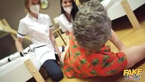 Stuck Between Two Nurses