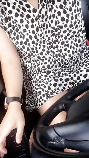 Flashing the teens hanging out in the parking lot